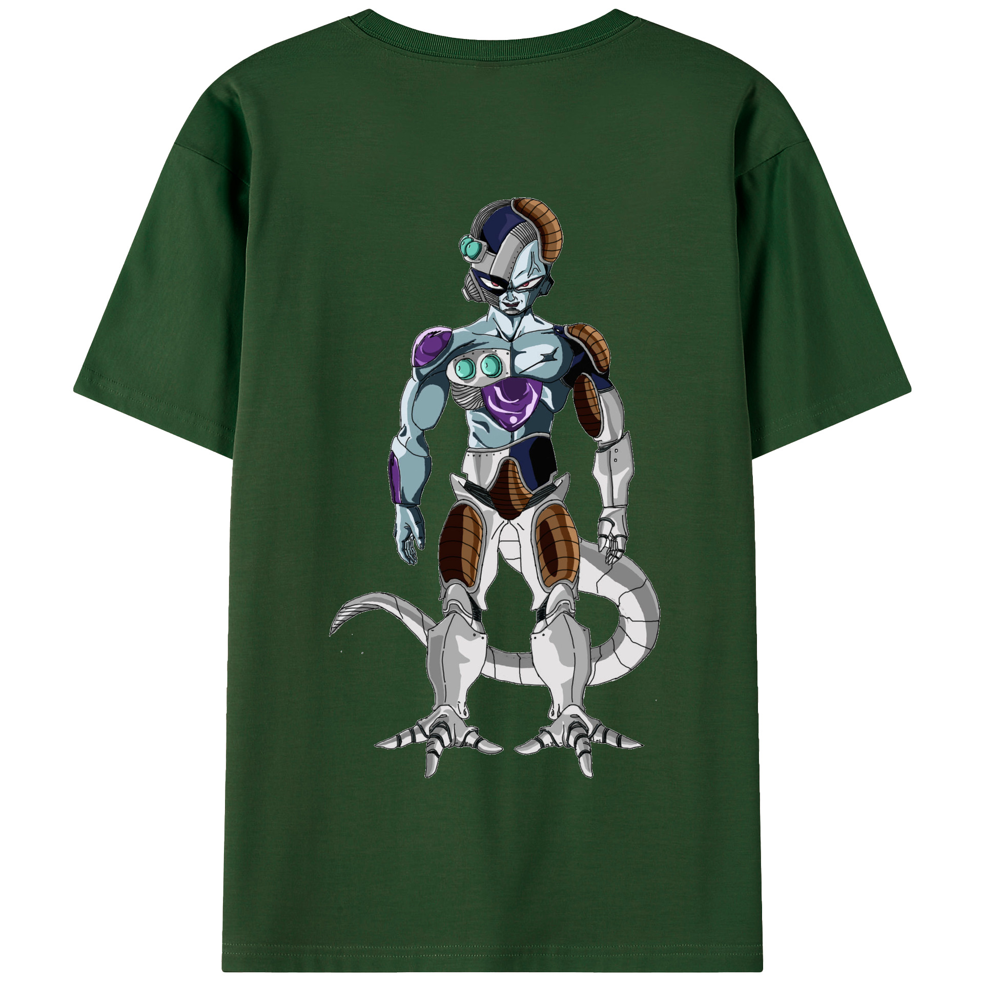 （画像用） ドラゴンボール クウラ DRAGON BALL Cooler Coora 綿100％半袖Tシャツ（背面プリント）